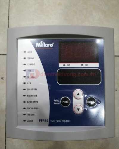 Bộ điều khiển tụ bù 08 cấp MIKRO PFR80-415-50 