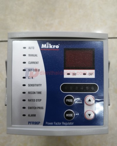 Bộ điều khiển tụ bù 06 cấp MIKRO PFR96P-415-50 