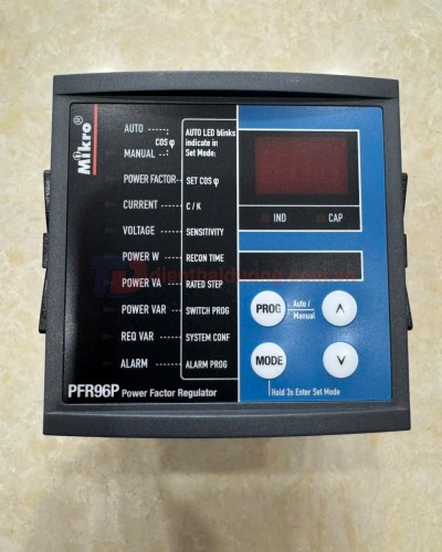 Bộ điều khiển tụ bù 06 cấp MIKRO PFR96P-415A (RX)