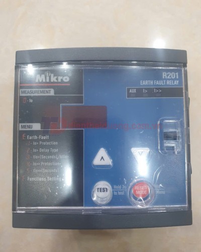 Relay bảo vệ chạm đất Mikro R201-230A 