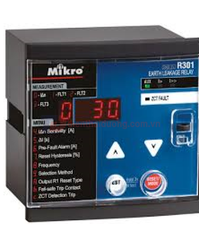 Relay bảo vệ dòng rò Mikro R301-230A