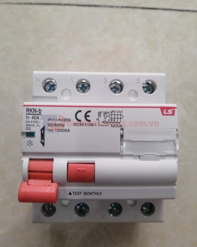 RCCB LS 3P+N 40A 30mA/100mA/300mA 10kA ( RKN-b 3P+N )