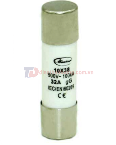 Cầu chì ống MASTER 10x38 ngưỡng dòng từ 2A ~ 32A ( MT10x38 )