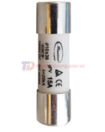 Cầu chì ống MASTER điện áp 1000VDC ngưỡng dòng từ 2A ~ 32A ( MF1038 )