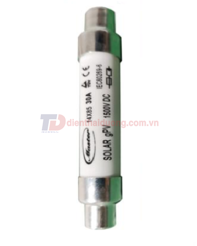 Cầu chì ống MASTER điện áp 1500VDC ngưỡng dòng từ 32A ~ 50A ( MF1485 )
