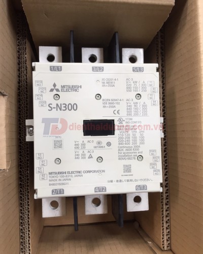 CONTACTOR MITSUBISHI 3P 300A ( S-N300 )