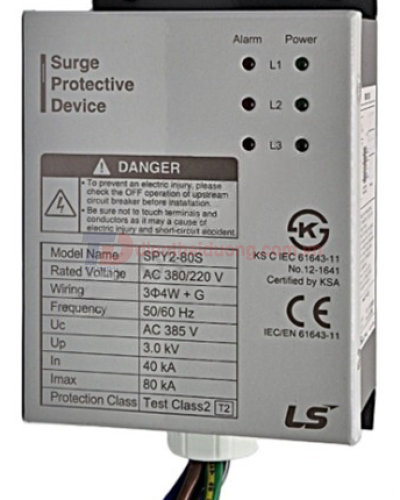 Chống sét lan truyền 4W+G 380/220V 80kA 3kV class II ( SPY2-80S )