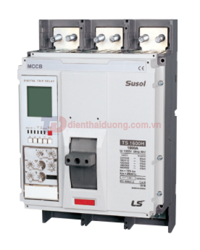 MCCB LS 3P 1000A 150kA ( TS1000L ) chỉnh dòng điện tử 7 bước : 0.4~1.0*In