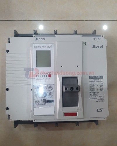 MCCB LS 4P 1600A 50kA ( TS1600N ) chỉnh dòng điện tử 7 bước : 0.4~1.0*In