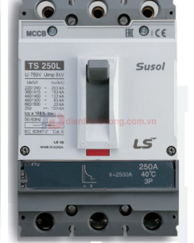 MCCB LS 3P 100A 50kA ( TS160N FTU160 )