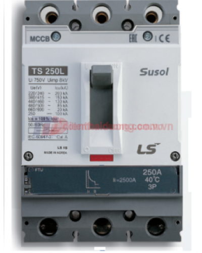 MCCB LS 3P 160A 50kA ( TS250N FTU250 )