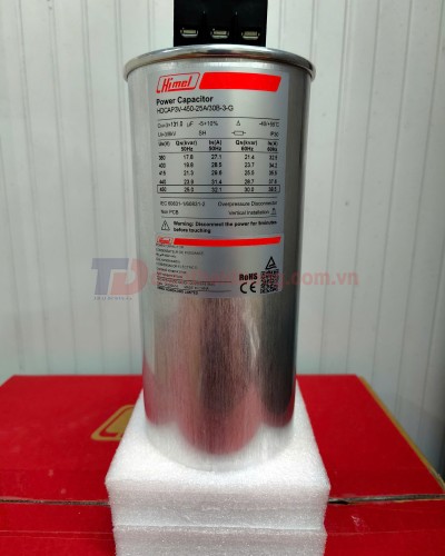 Tụ bù tròn Himel 3P 25KVAr 450V ( HDCAP3V452503003G )