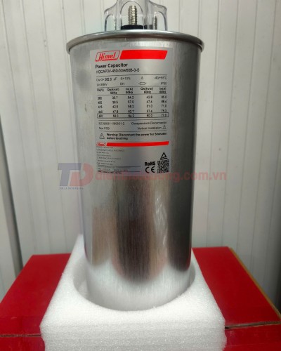 Tụ bù tròn Himel 3P 50KVAr 450V ( HDCAP3V455006003S )