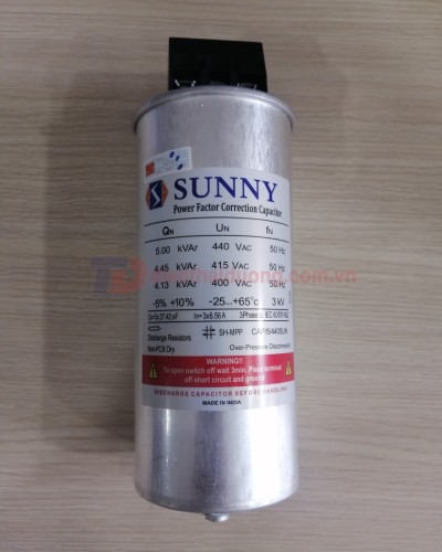 Tụ bù khô SUNNY 3P 5KVAr 440V ( CAP/05/440SUN )