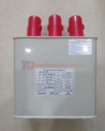 Tụ bù dầu NUINTEK 3P 25KVAr 440V ( ANU-44225KS )