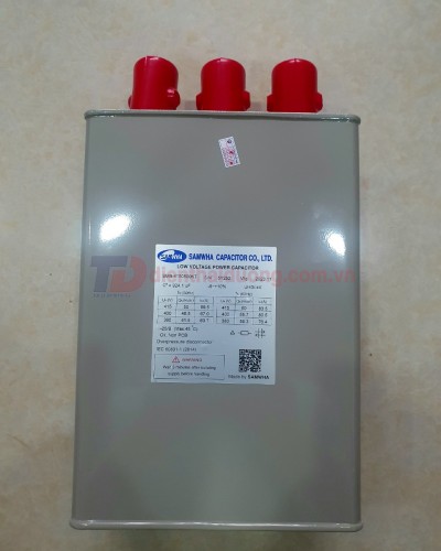 Tụ bù dầu SAMWHA 3P 50KVAr 415V ( SMB-4150500KT )