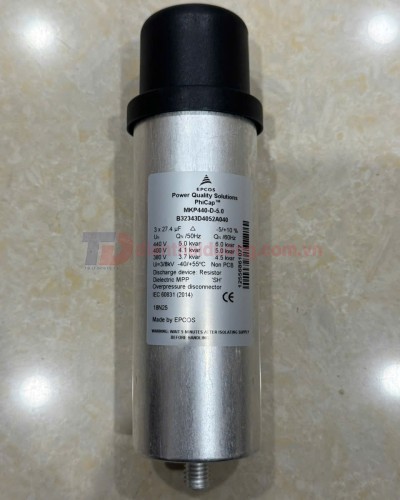 Tụ bù khô EPCOS 3P 5KVAr 440V ( MKP440-D-5.0 )