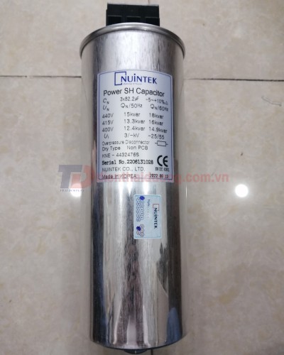 Tụ bù khô NUINTEK 3P 15KVAr 440V ( KNE-4432476S )