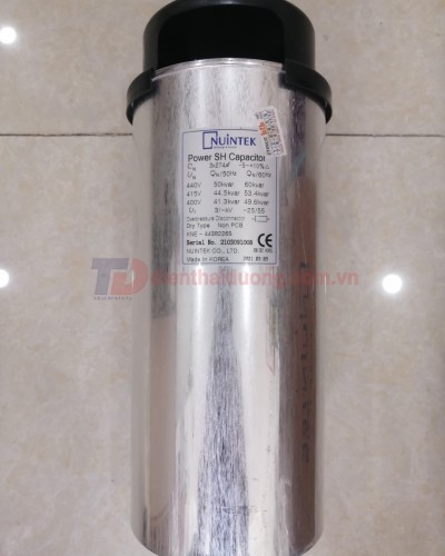 Tụ bù khô NUINTEK 3P 50KVAr 440V ( KNE-4438226S )