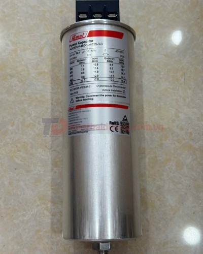 Tụ bù tròn Himel 3P 10KVAr 450V ( HDCAP3V451001203D )