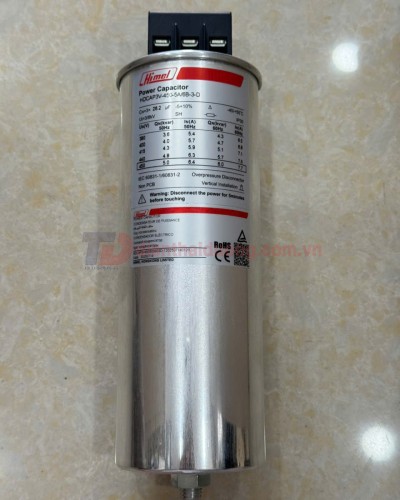 Tụ bù tròn Himel 3P 5KVAr 450V ( HDCAP3V450500603D )