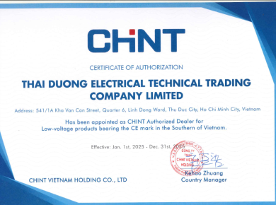 Đại lý phân phối thiết bị điện CHINT electric năm 2025