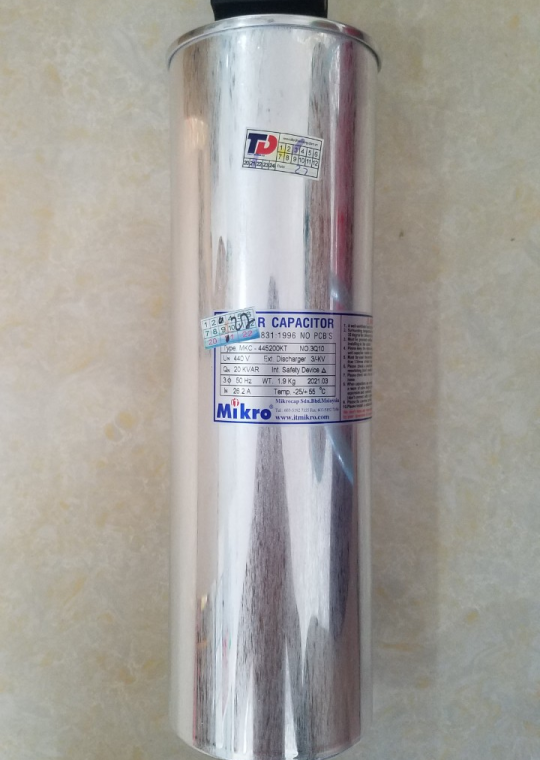 Tụ bù khô MIKRO 3P 20KVAr 440V ( MKC-445200KT )