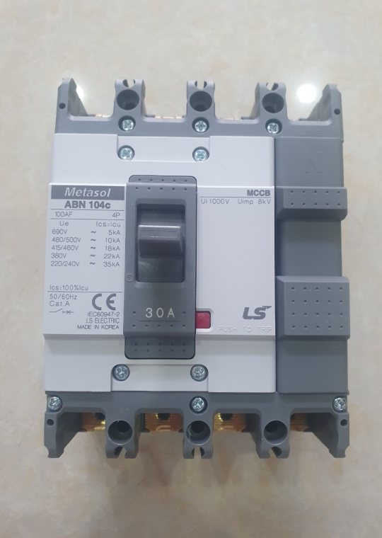 MCCB LS 4P 30A 22kA ( ABN104c )