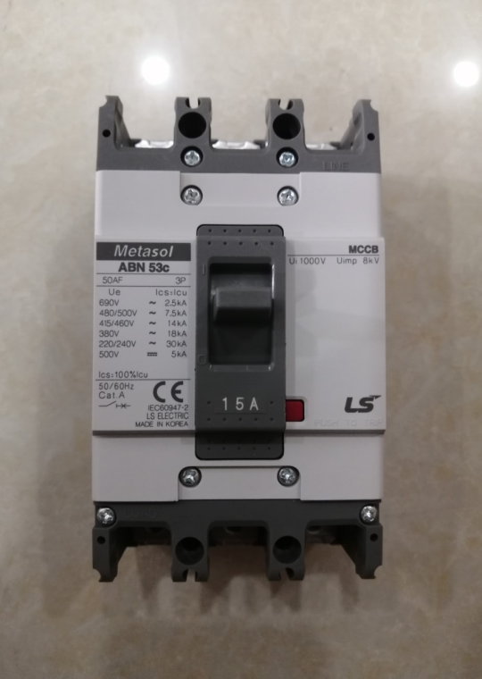 MCCB LS 3P 15A 18kA ( ABN53c )