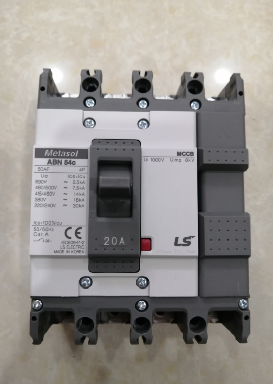 MCCB LS 4P 20A 18kA ( ABN54c )