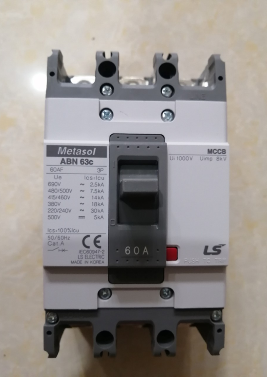 MCCB LS 3P 60A 18kA ( ABN63c )
