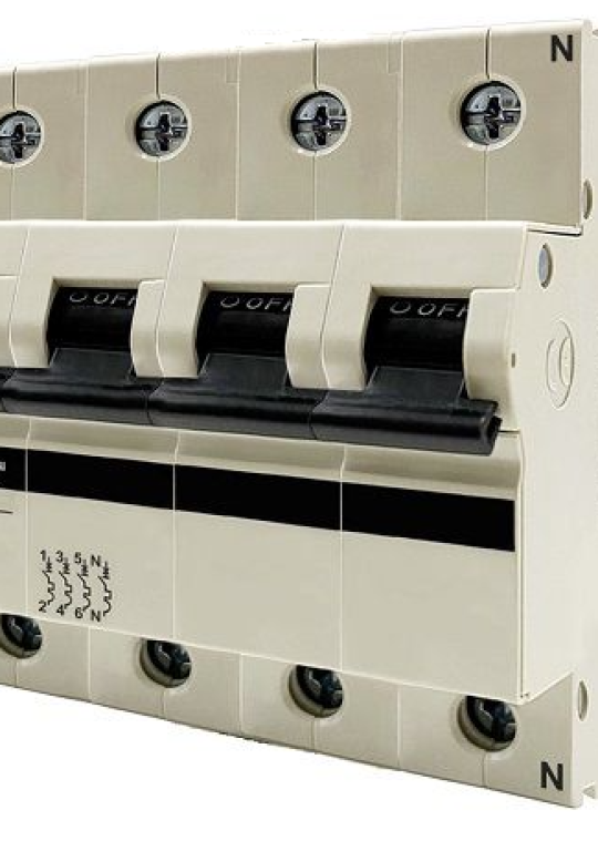 MCB MITSUBISHI 4P 63A 6kA ( BH-D6 )