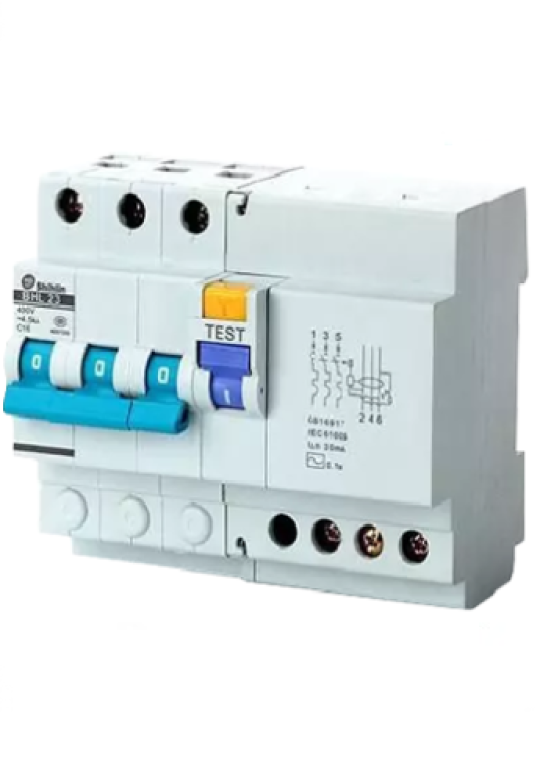 RCBO SHIHLIN 3P 63A 6kA 30mA ( BHL )