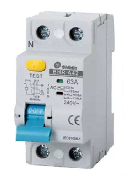 RCCB SHIHLIN 2P 40A 30/100/300mA ( BHR-A )