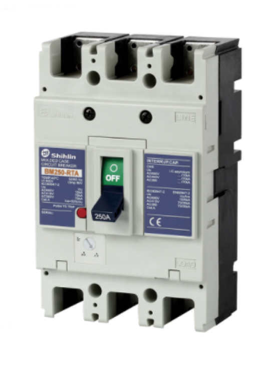 MCCB SHIHLIN 3P 200A 70kA ( BM250-RTA )
