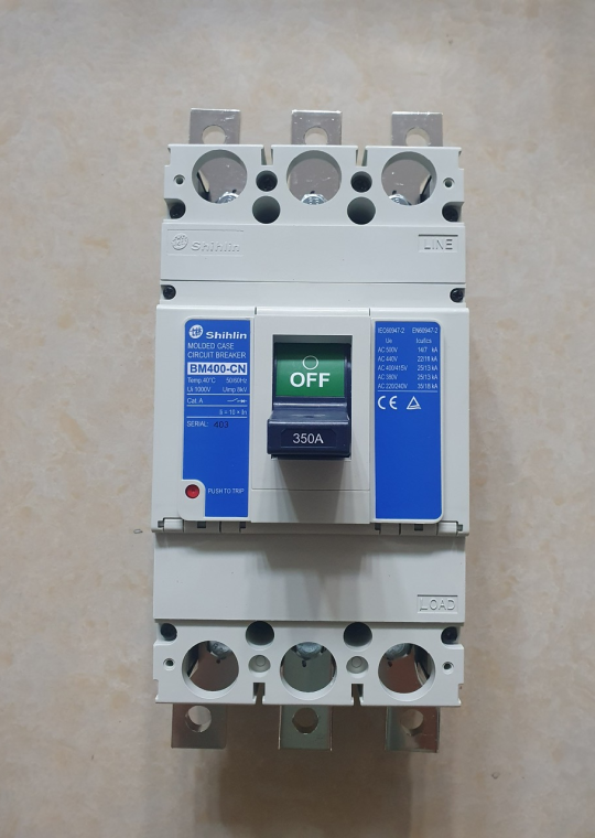 MCCB SHIHLIN 3P 350A 25kA ( BM400-CN )