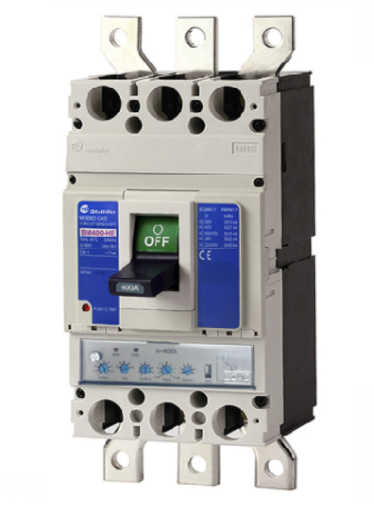 MCCB SHIHLIN 3P 400A 50kA ( BM400-HE ) chỉnh dòng điện tử 0.4~1.0*In