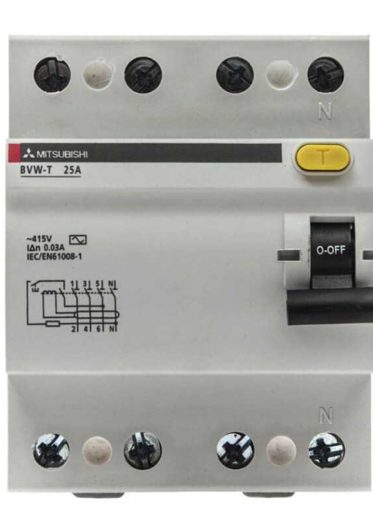 RCCB MITSUBISHI 4P 100A 30mA/100mA/300mA ( BVW-T )