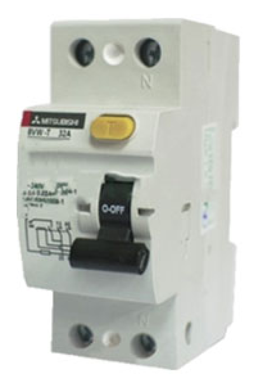 RCCB MITSUBISHI 2P 80A 30mA/100mA/300mA ( BVW-T )