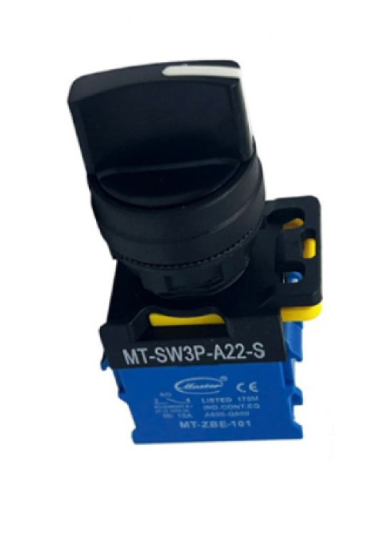 Công tắc xoay 3 vị trí MASTER 2NO ( MT-SW3P-A22-S )