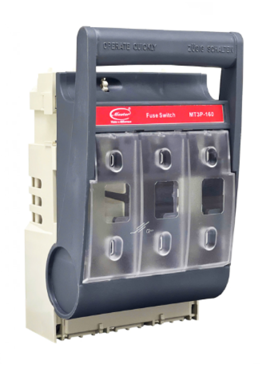 Đế cầu chì MASTER dòng cắt ngắn mạch cao 3P 160A ( MT3P-160 )