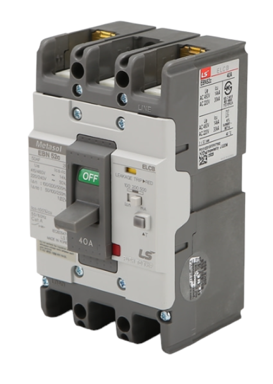 ELCB LS 2P 40A 30kA 30mA hoặc 1.2.500mA ( EBN52c )
