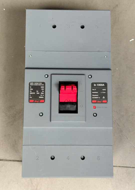 MCCB HIMEL 3P 1000A 70kA ( HDM31600N100033XX )