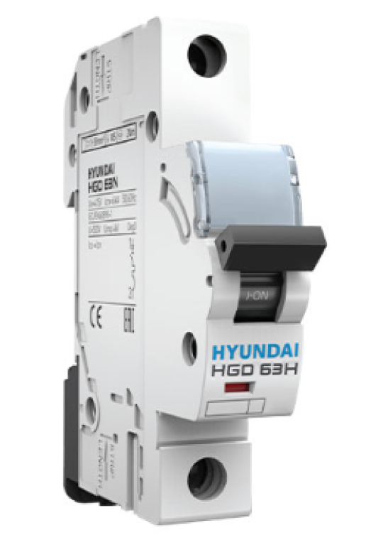 MCB HYUNDAI 1P 16A 10kA ( HGD63H )