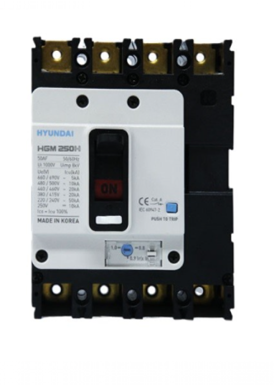MCCB HYUNDAI 4P 32A 38kA ( HGM125H-F )