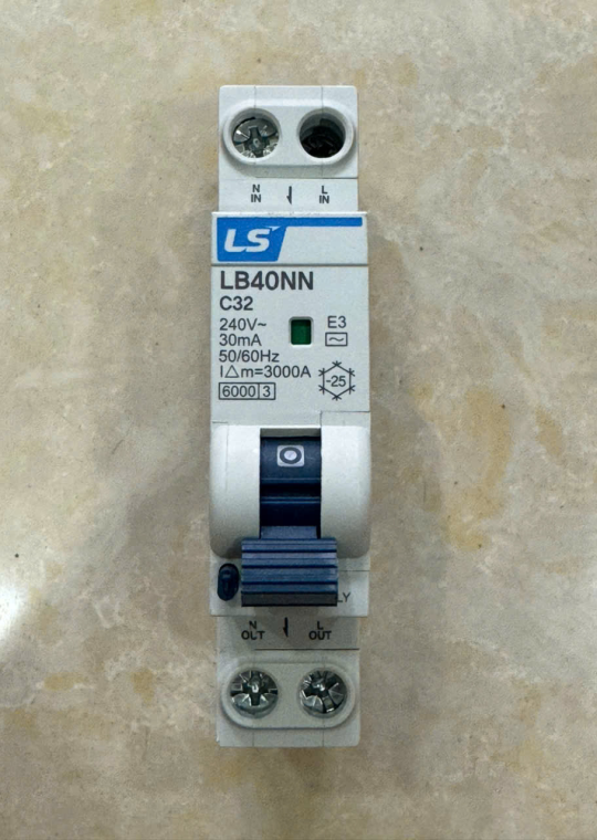 RCBO LS 1P+N 32A 6KA 30mA  ( LB40NN )