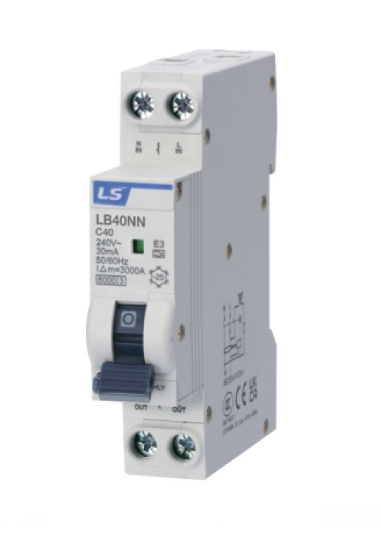 RCBO LS 1P+N 6A 6KA 30mA  ( LB40NN )