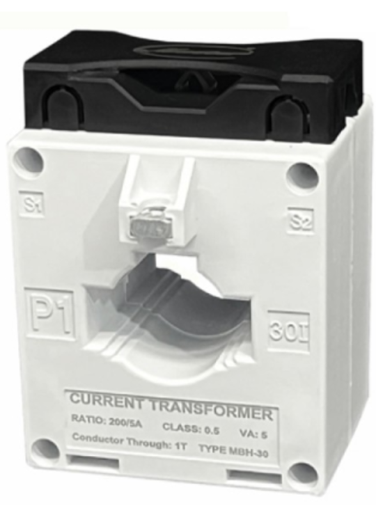 Biến dòng đo lường MASTER hộp nhựa MBH 200/5A CL0,5 5VA ( MBH-30 )
