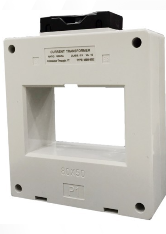 Biến dòng đo lường MASTER hộp nhựa MBH 800/5A CL0,5 15VA ( MBH-80 )