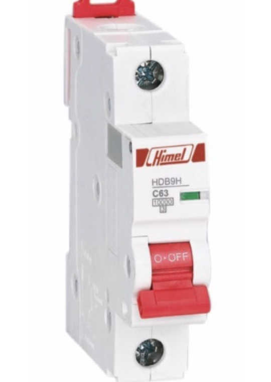 MCB HIMEL 1P 50A 10kA ( HDB9H63A1C50 )